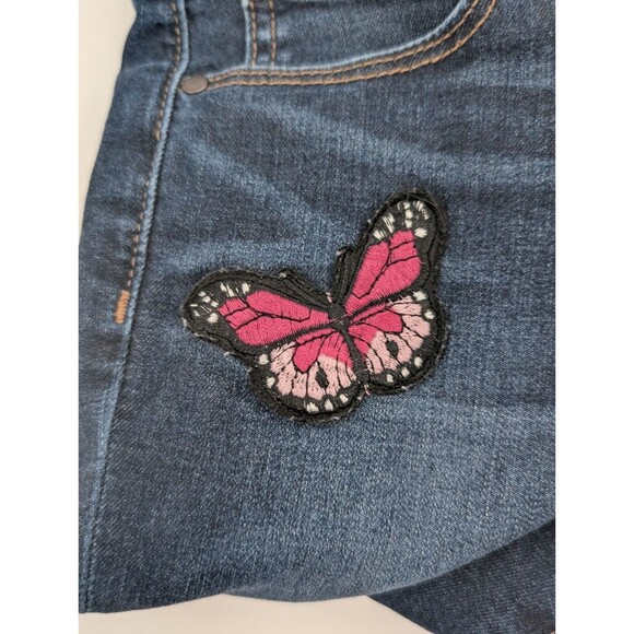 Articles of Society Womens Sarah Cut Off Hem Butterfly Skinny Fit Jeans Size 24 - Picture 10 of 10